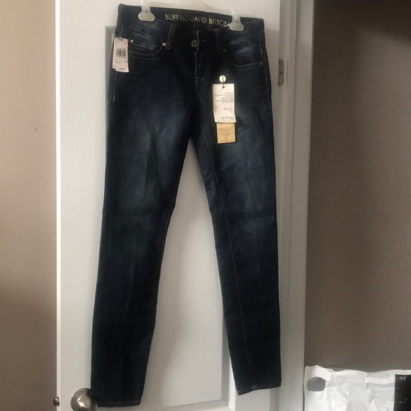 Buffalo Jem Skinny Low Rise Antique Wash Jeans - Picture 1 of 14